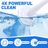 Zeefpod 100 Count Fragrance4X Disposable Toilet Brush,Toilet Cleaner Wand Refills Compatible with Most Toilet Brushes