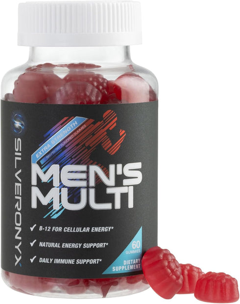 Multivitamin for Men - Complete Daily Mens Multivitamin Gummies with Vitamin D,