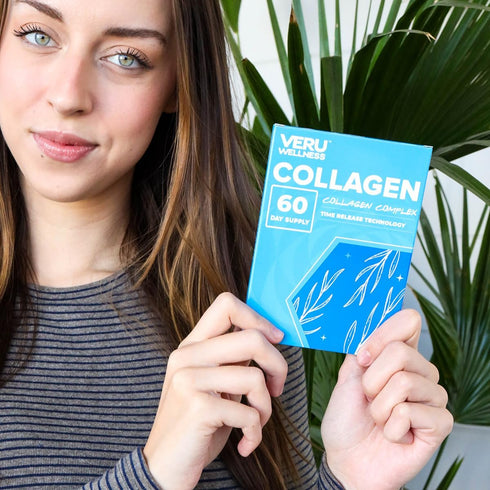 Veru Wellness Collagen Booster Patch, 60 Day Supply, Support for Skin, Joint, Hair and Nails