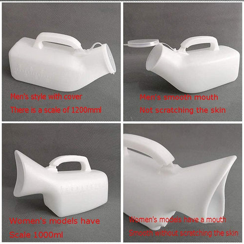 ZGFUSVFD 1000ml 1000ml-A Large Capacity Portable Men and Women Urinal with Thickening Lid Night Pot Urine Collector