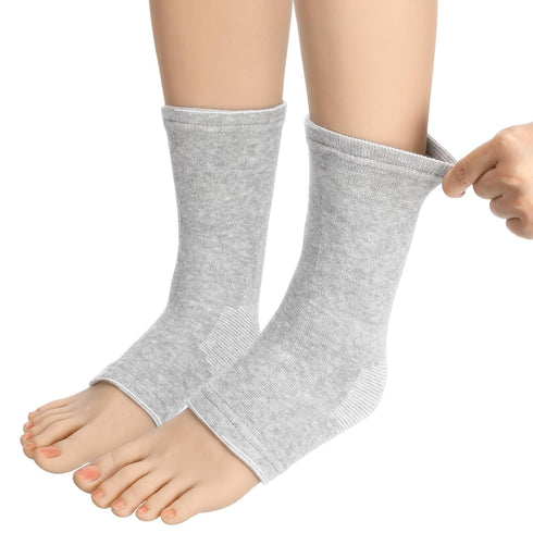 XLIUAX Foot Sleeves,Compress Ankle Sleeves, Elastic Socks, Breathable Ankle Socks, Thicken Thermal Protection Foot