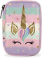 Skerhhux Cute Purple Unicorn Pill Case Travel Pill Organizer Weekly 7 Day Portable