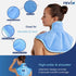REVIX Ice Pack for Neck and Shoulders Pain Relief, Large Neck Ice Pack Wrap with Soft Plush Lining, Reusable Gel Cold