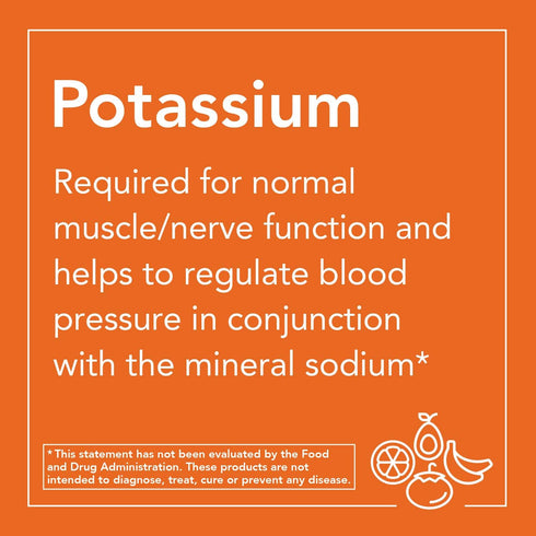 NOW Supplements Potassium Gluconate Pure Powder 175 mg, Essential Mineral*, 1-Pound