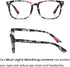Readerest Blue Light Reading Glasses, Lightweight Computer Glasses with UV Protection, Anti Glare & Eye Strain
