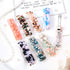 WILLBOND 8 Pieces Tortoise Shell Hair Barrettes, Automatic Cellulose Acetate Medium French Design Snap Clip