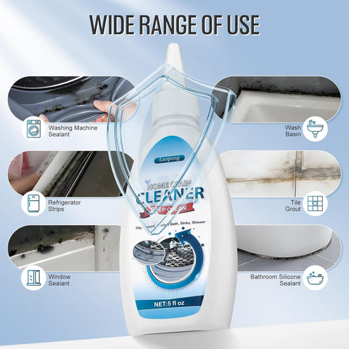 Home Cleaner Gel for Washing Machine, Refrigerator Strips, Grout Cleaner for Household Shower, Kitchen Sinks, Walls,