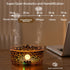 Paxeer Humidifier,300ml 4 3 Flame Fire Essential Oil Diffuser Aromatherapy Diffuser with Remote Control, Auto Shut-Off