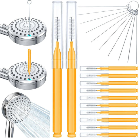 Multiplesize Shower Head Cleaner Tool, Cleaning Brushes for Small Holes, Unclogging Showerhead Cleaner Picks