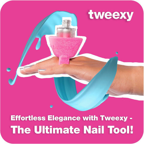 tweexy Wearable Nail Polish Holder Ring - Ideal Gift for Teenage Girls, Nail Polish Accessories for Manicure & Pedicure