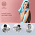 Silicone Body Scrubber - Exfoliating Bath Brush and Skin Cleanser, Shower Sponge for Gentle Body Scrub - Blue