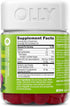 Gummy, B12, CoQ10, 60 Count OLLY Daily Energy Caffeine Free, Vitamin Goji Berry, Adult Chewable Supplement, Tropical
