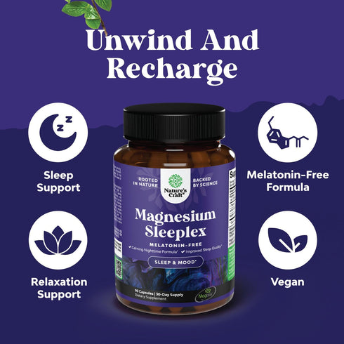 High Absorption Magnesium Sleep Supplement, Magnesium Threonate with Apigenin, L-Theanine, Calm Magnesium for Sleep