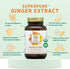 PURE SYNERGY SuperPure Ginger Extract, Organic Ginger Root Capsules for Digestion and Joint Support (60 Capsules)