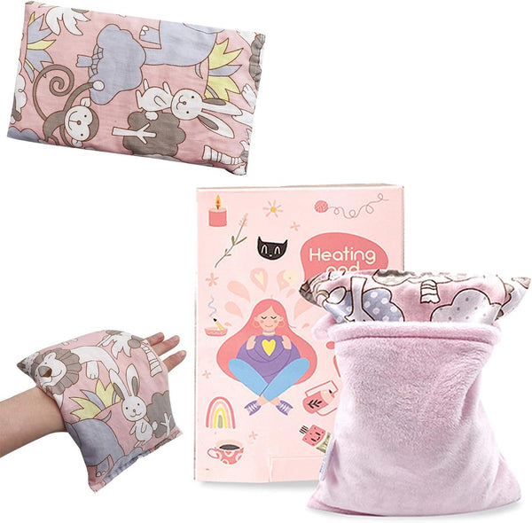 Heating Pad Microwavable Hot Pack, Pain Relief for Muscle Pain, Neck, Shoulders, Arthritis, Colic, Upset Stomach