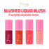 Juvia's Place Blushed Liquid Blush CoralRose - Dewy Tint Cheeks Makeup Glow Pigment Effortless Beauty Long Lasting Cosmetics Soft Creamy Natural Buildable All Skin Color Light Flawless Finish Blend