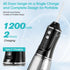 Lunstelia 380ML 8 3 IPX7 Cordless Water Dental Flosser for Teeth Cleaning, Large Water Tank & Jet Tips, Portable Oral