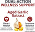 NAPEXIX 300 Count Immune 2-Year (1) Aged Garlic Extract Odorless Garlic Supplement for Heart & Support Non-GMO