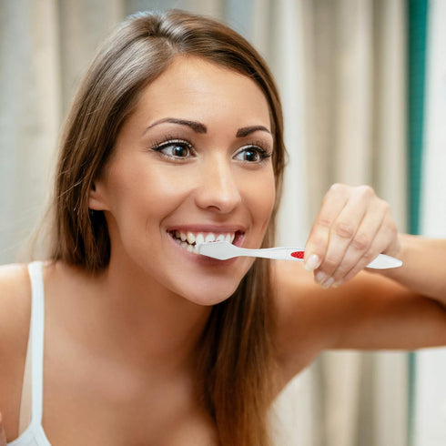 100 Toothbrushes Bulk Wholesale Quantity - Standard Size, Medium Soft Bristles, Individually Wrapped for Dental Care