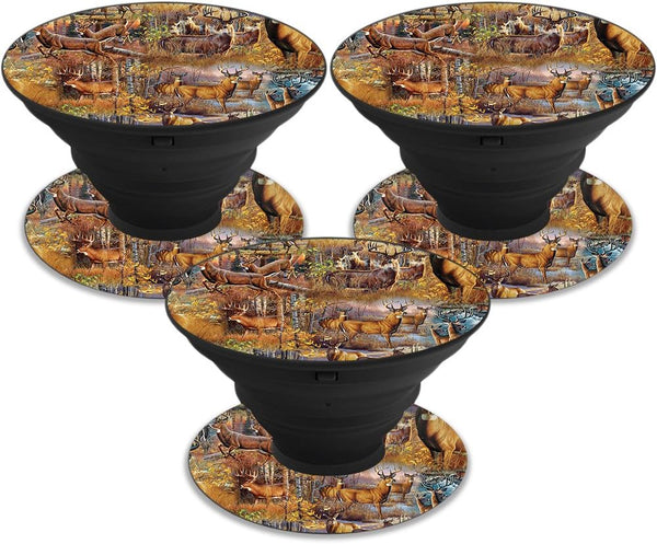MightySkins Skin - Deer Pattern for PopSocket PopSocket | Unique Vinyl Decal Wrap Cover | Easy to Apply & Remove | Made