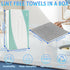 Microfiber Rags in A Box, 2 Pack 40 Count, Reusable Lint Free Towels for Home, Office Cleaning
