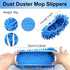 Cosywell Shoes Cover for Mop Slippers - Dusting Mop Shoes for Floor Cleaning, Washable 10 PCS, 5 Pairs (L)