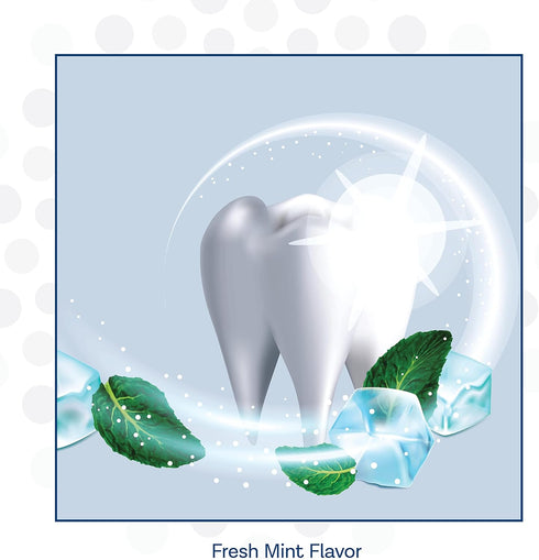 Pack 3 PRO-SYS Mint Fluoride Toothpaste Gel, ADA Approved, Prevents Cavities, Gingivitis, and Plaque
