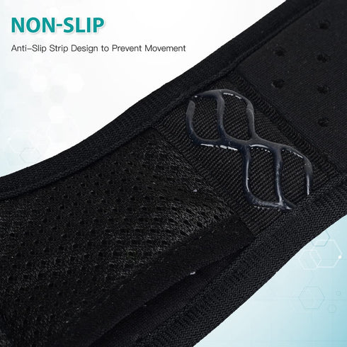 Tenbon Hernia Support Truss for Men and Women - Adjustable Waist Strap for Inguinal Groin Pain Relief (Small)