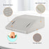 Leg Elevation Pillows for Sleeping, Memory Foam Wedge Pillow for Legs, Non-Slip Base, Removable Cover for Back Pain (10
