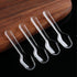 500 Pcs Disposable Clear Plastic Mini Spoons for Jelly, Pudding, Yogurt, Ice Cream, Dessert, Party
