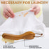 TAKAVU Laundry Brush for Stain Removal - Natural Boar Bristle Cleaning Brush with Ergonomic Handle