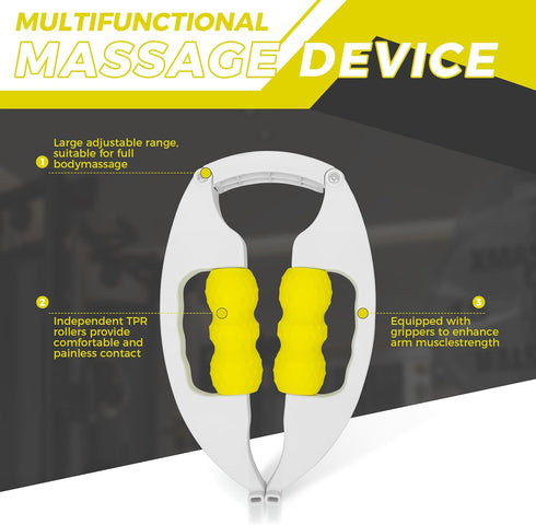 teepten Elbow Arm Massager & Forearm Massager, Adjustable Foam Roller, Trigger Point Muscle for Calves, Tennis
