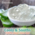 Travel-Size Aloe Vera Gel for Dry Skin, 100% Pure Organic Moisturizing Face & Hair Care, 2 oz
