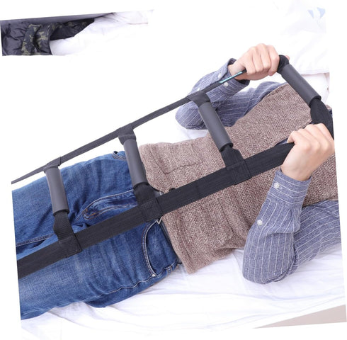 Healeved Bed Ladder Assist Device with Straps Comfortable Hand Grips Durable Rope Ladder for Elderly Injury