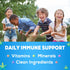 Immune Gummies Gummy Immune 4 120 Gummies Kids Support Supplement - Daily Childrens Vitamins C, Zinc & Echinacea