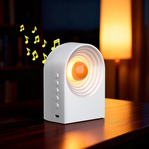 UNEEDE White Noise Sound Machine with Bluetooth Functionality, Night Light, Portable Bluetooth