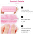 VELSCRUN 6 Pack Spa Headband, Makeup Headband, Face Wash Headband, Pink Sponge Hair Band for Women