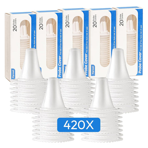 420X Ear Thermometer Probe Covers - BPA Free Disposable Covers for All Braun Thermometer Models