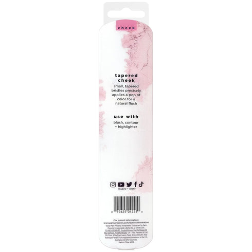 Real Techniques Tapered Cheek Makeup Brush - Soft Synthetic Bristles for Blush, Highlighter, 1 Count