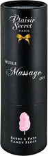 Plaisir Secret Edible Massage Oil high Quality Bottle 2.07fl oz (Cotton Candy)