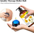 3 Pack Cellulite, Sore Muscle & Lavender Relaxation Massage Oils with Roller Massage Ball, Spa Treatment Gift Set for