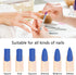Mudder 5 Pack Glass Nail File with Case, Double Sided Crystal Fingernail File for Natural Nails Manicure