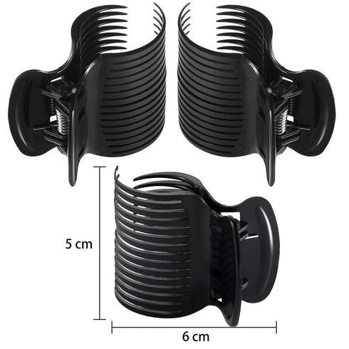 Syhood 10 Pieces Hot Roller Clips - Plastic Hair Curler Claw Clips Replacement for Women Hair Section Styling
