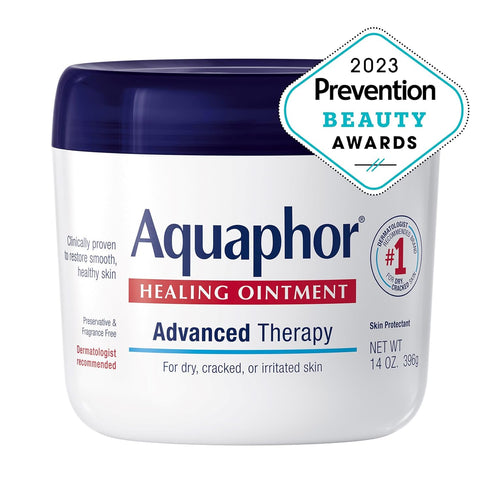 Aquaphor Healing Ointment, Advanced Therapy Skin Protectant, 14 Oz Jar