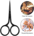 Mudder 3 Pack Mini Beauty Stainless Steel Nose Scissors for Grooming Eyebrows, Nose, Mustache, Beard