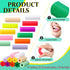 110 Pcs Aligner Chew Orthodontic Chew, Silicone Chompers for Aligner Tray Seaters, 11 Colors and Flavors