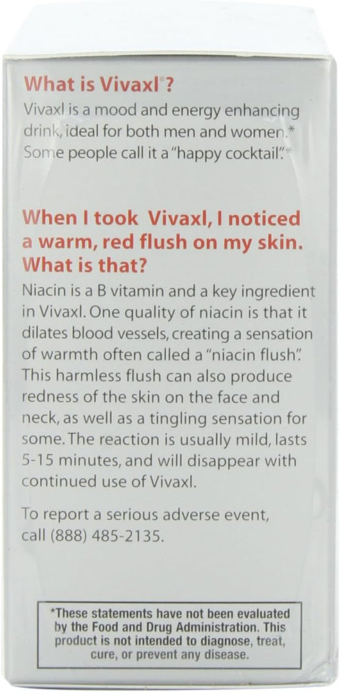 Vivaxl Tropical Fruit Flavor - 20 Effervescent Sachets