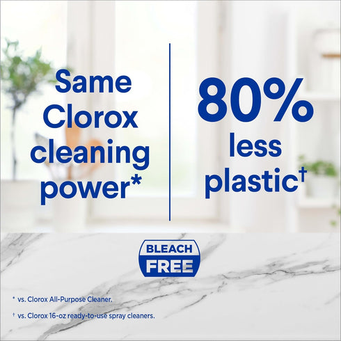 Clorox Multi-Purpose Spray Starter Kit - Household Essentials with Concentrated Refill + 20fo Spray Bottle
