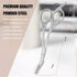 LePinko Eyebrow Trimming Scissors with Combs, Silver Gifts for Men Women Stocking Stuffers