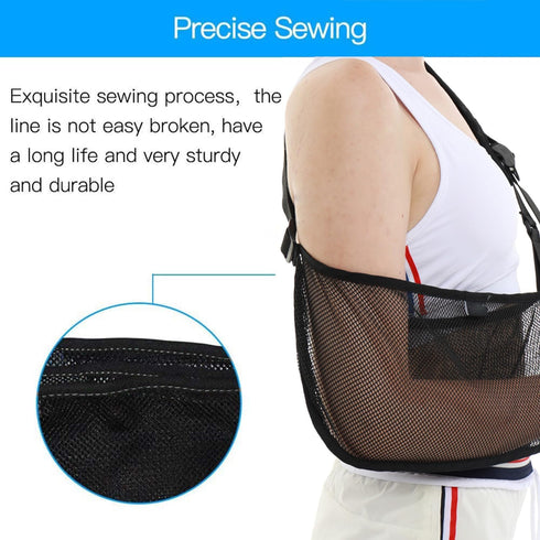 TODDOBRA Immobilizer Elbow, 2) Mesh Arm Shoulder Sling - Medical for Shower Adjustable Torn Rotator Cuff Injury Right